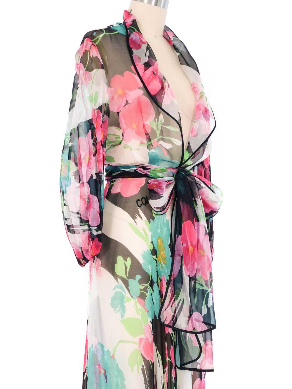 Judy Hornby Silk Floral Dress - image 2