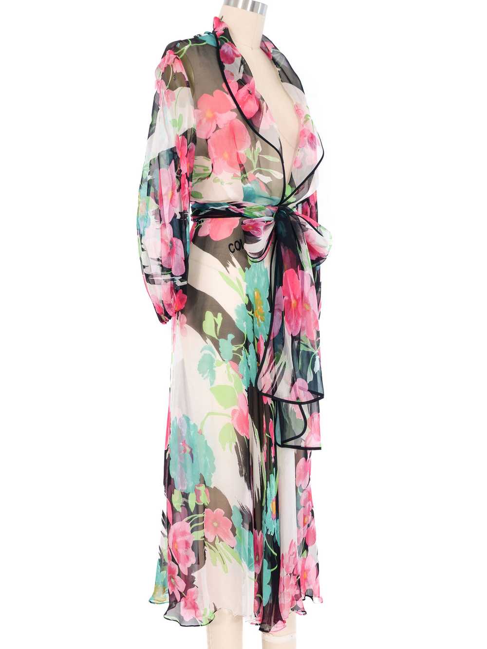 Judy Hornby Silk Floral Dress - image 3