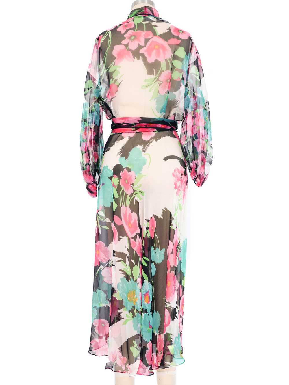 Judy Hornby Silk Floral Dress - image 4