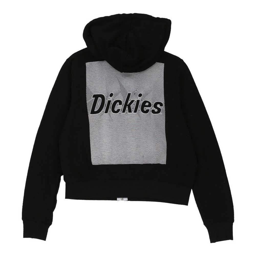 Dickies Spellout Hoodie - Small Black Cotton Blend - image 1