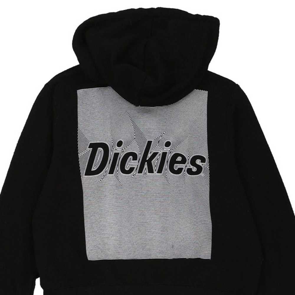 Dickies Spellout Hoodie - Small Black Cotton Blend - image 3