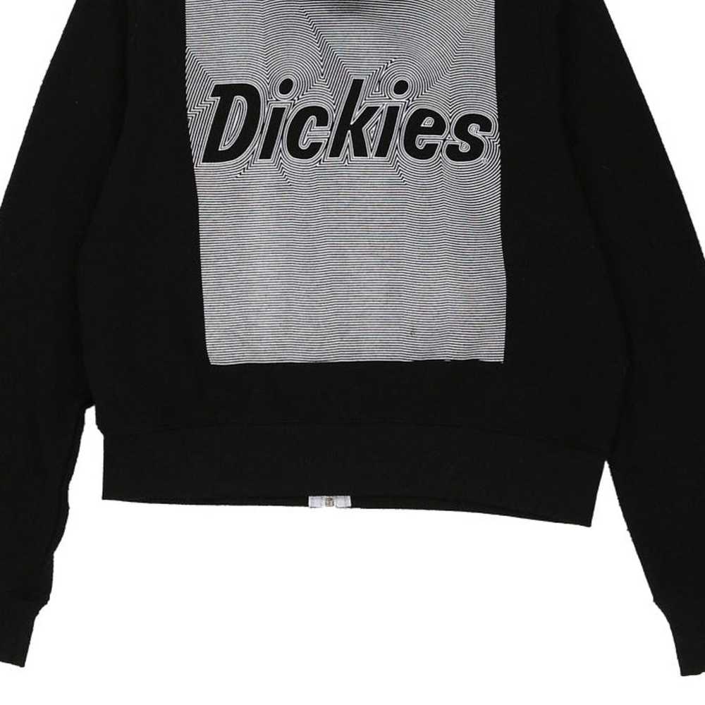 Dickies Spellout Hoodie - Small Black Cotton Blend - image 4