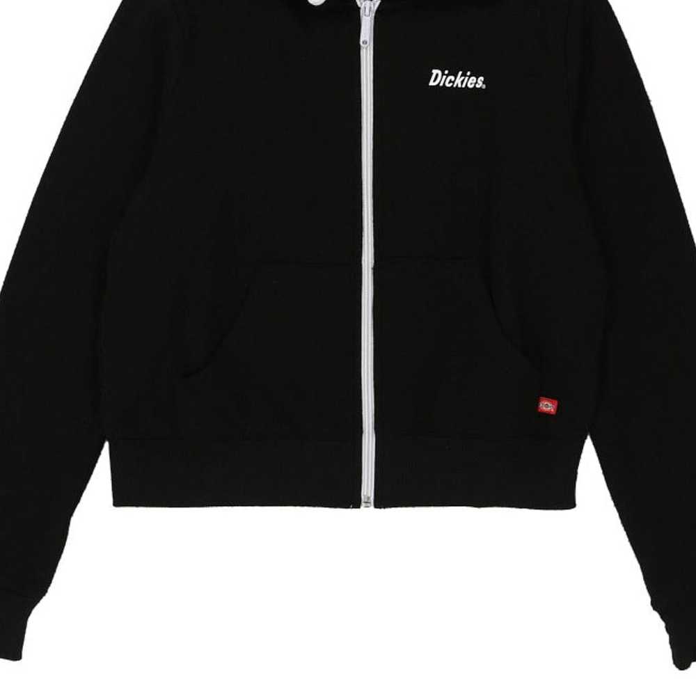 Dickies Spellout Hoodie - Small Black Cotton Blend - image 6