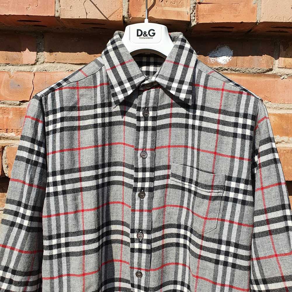 Burberry × Burberry Prorsum × Vintage 80s Flannel… - image 3