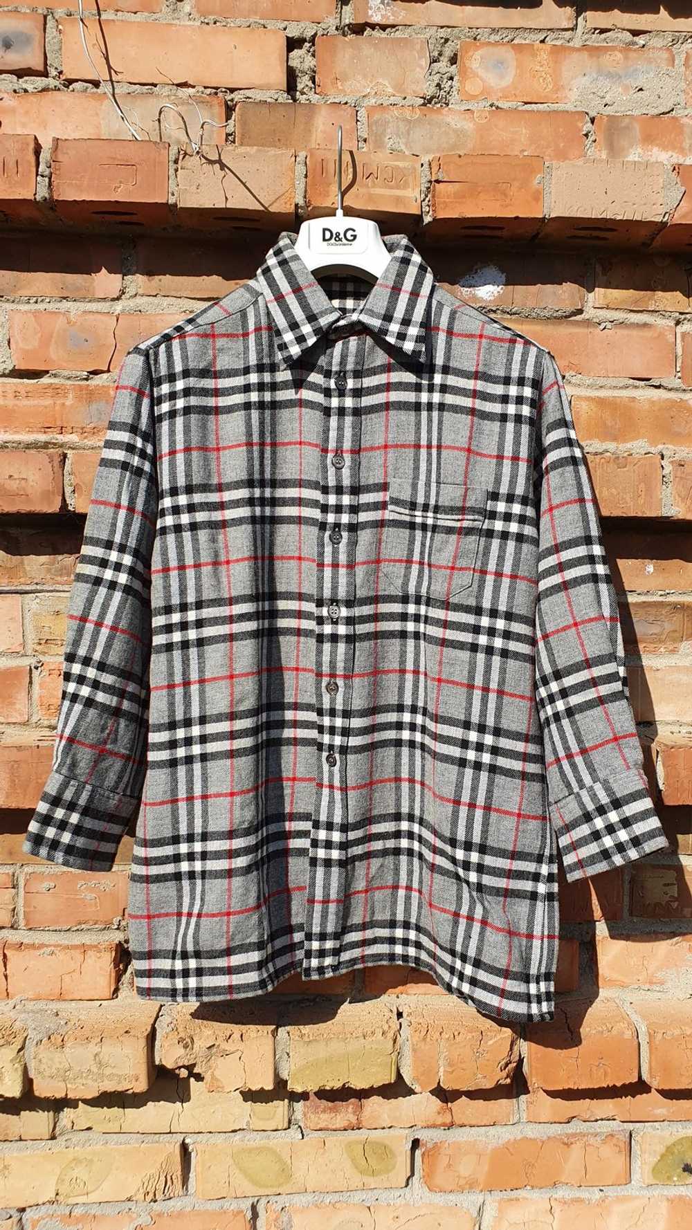 Burberry × Burberry Prorsum × Vintage 80s Flannel… - image 5