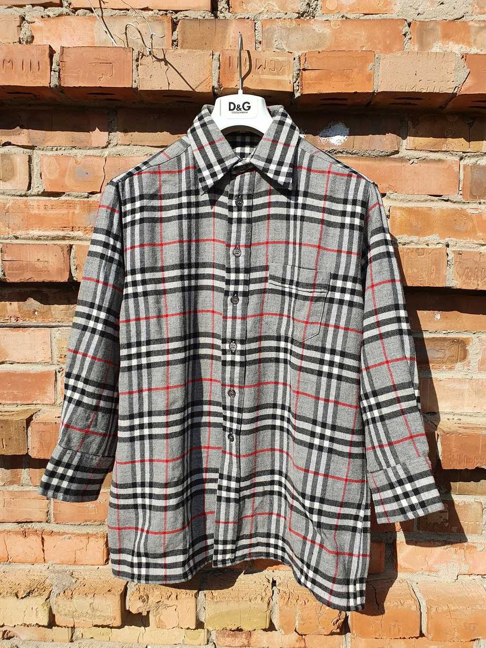 Burberry × Burberry Prorsum × Vintage 80s Flannel… - image 7