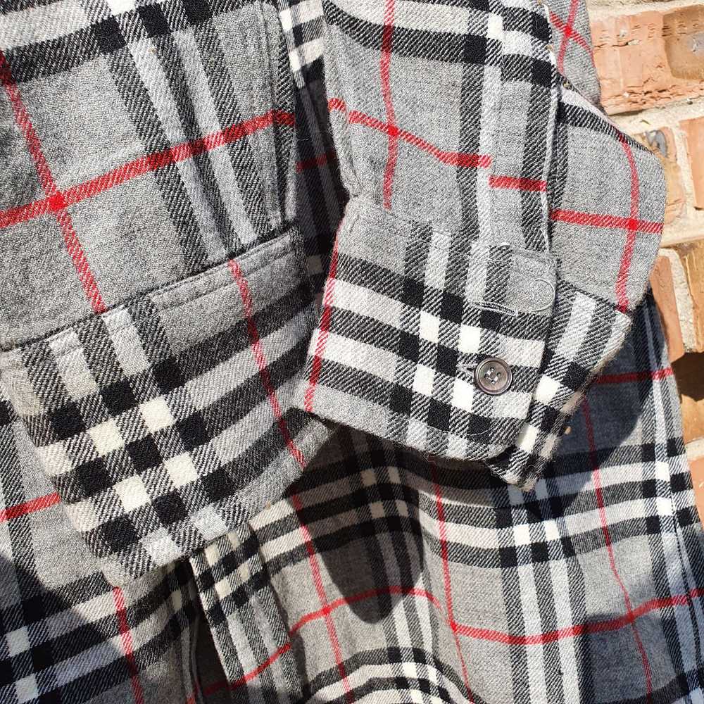 Burberry × Burberry Prorsum × Vintage 80s Flannel… - image 8