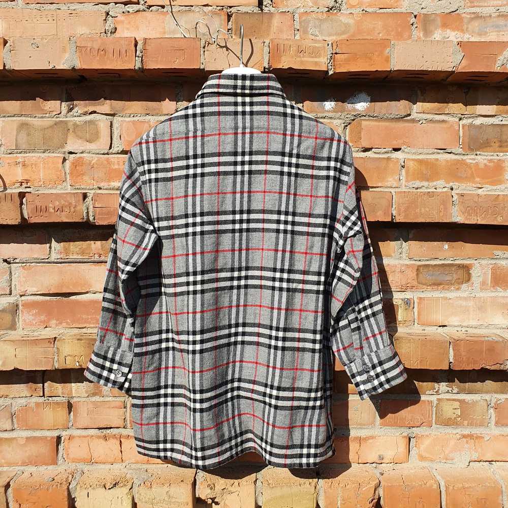 Burberry × Burberry Prorsum × Vintage 80s Flannel… - image 9