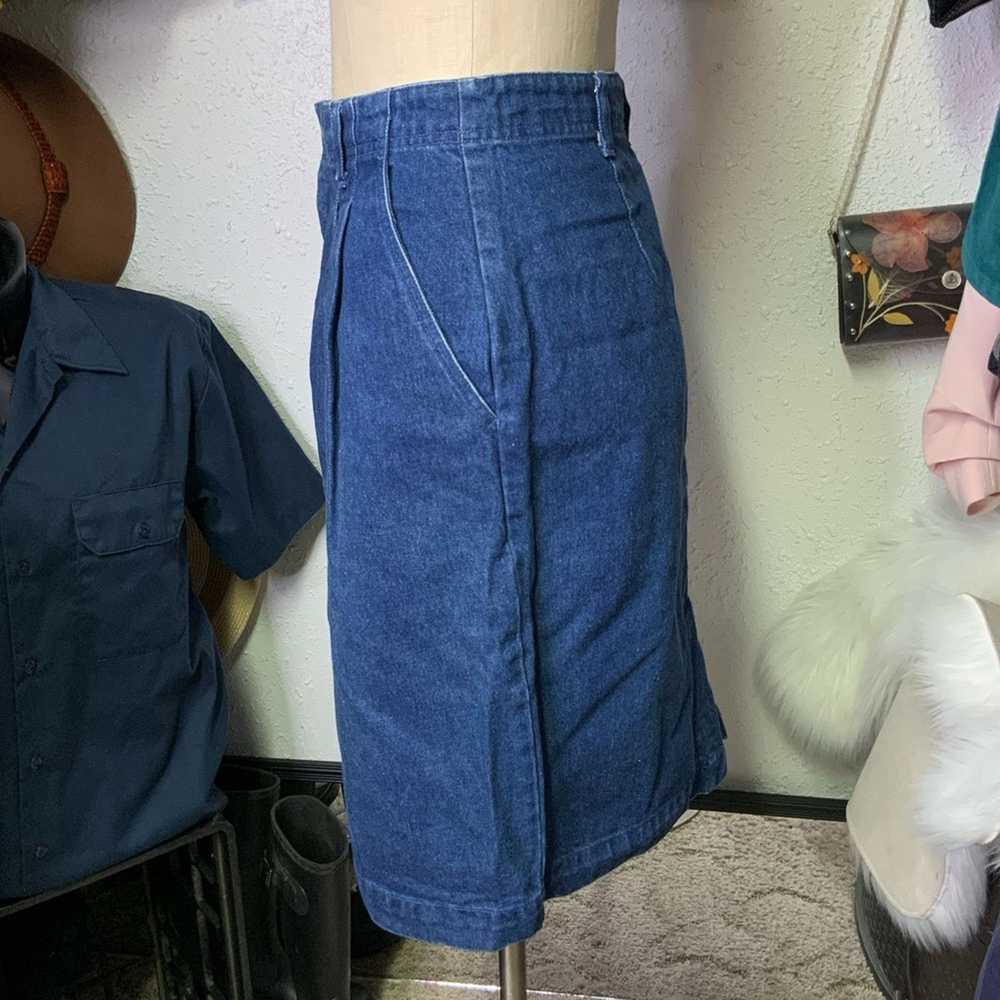 Eddie Bauer 1785. Vintage Eddie Bauer Denim Midi … - image 3