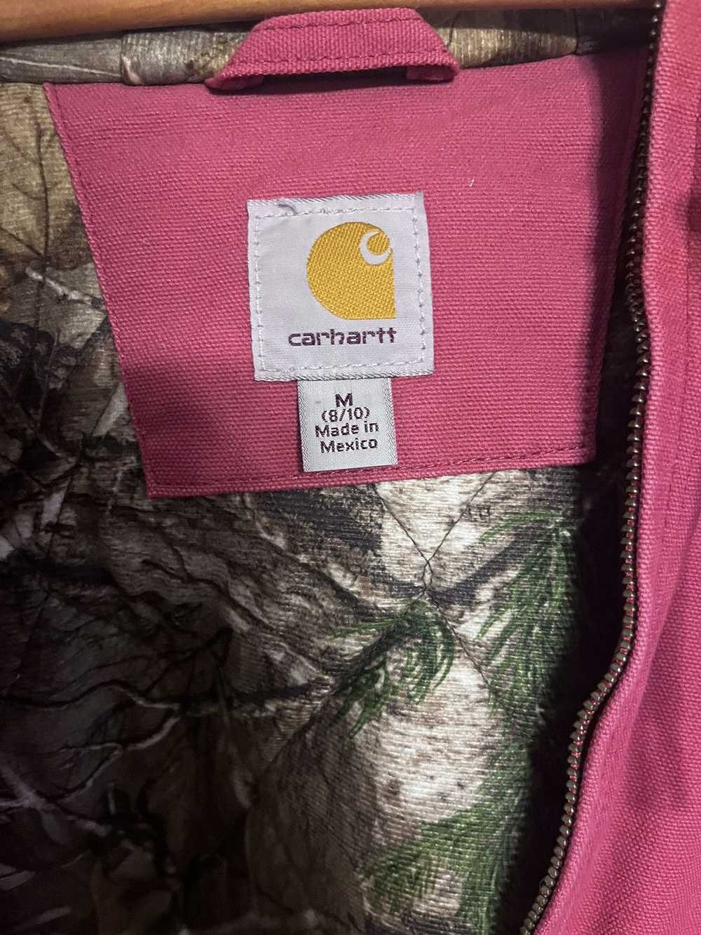 Carhartt vintage hot pink carhartt jacket - image 2