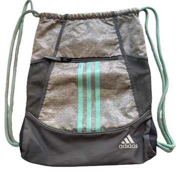 Adidas Adidas Drawstring Sackpack Gray Backpack - image 1