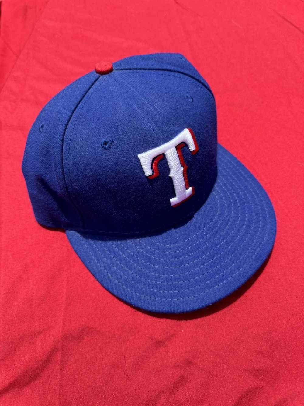 New Era Texas Rangers new era fitted hat 7 1/8 - image 1