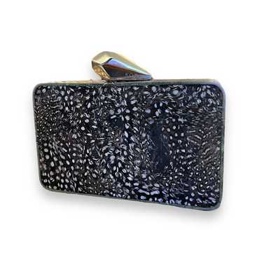 Kotur Vintage Kotur Peacock and Snakeskin Clutch W