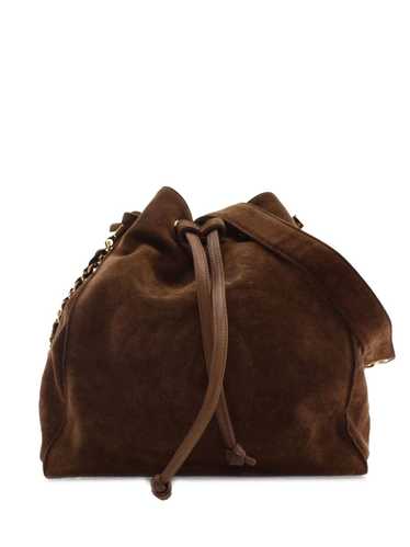 CHANEL Pre-Owned 1994-1996 CC Suede bucket bag - … - image 1