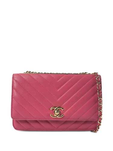 CHANEL Pre-Owned 2018-2019 Lambskin Chevron Trendy