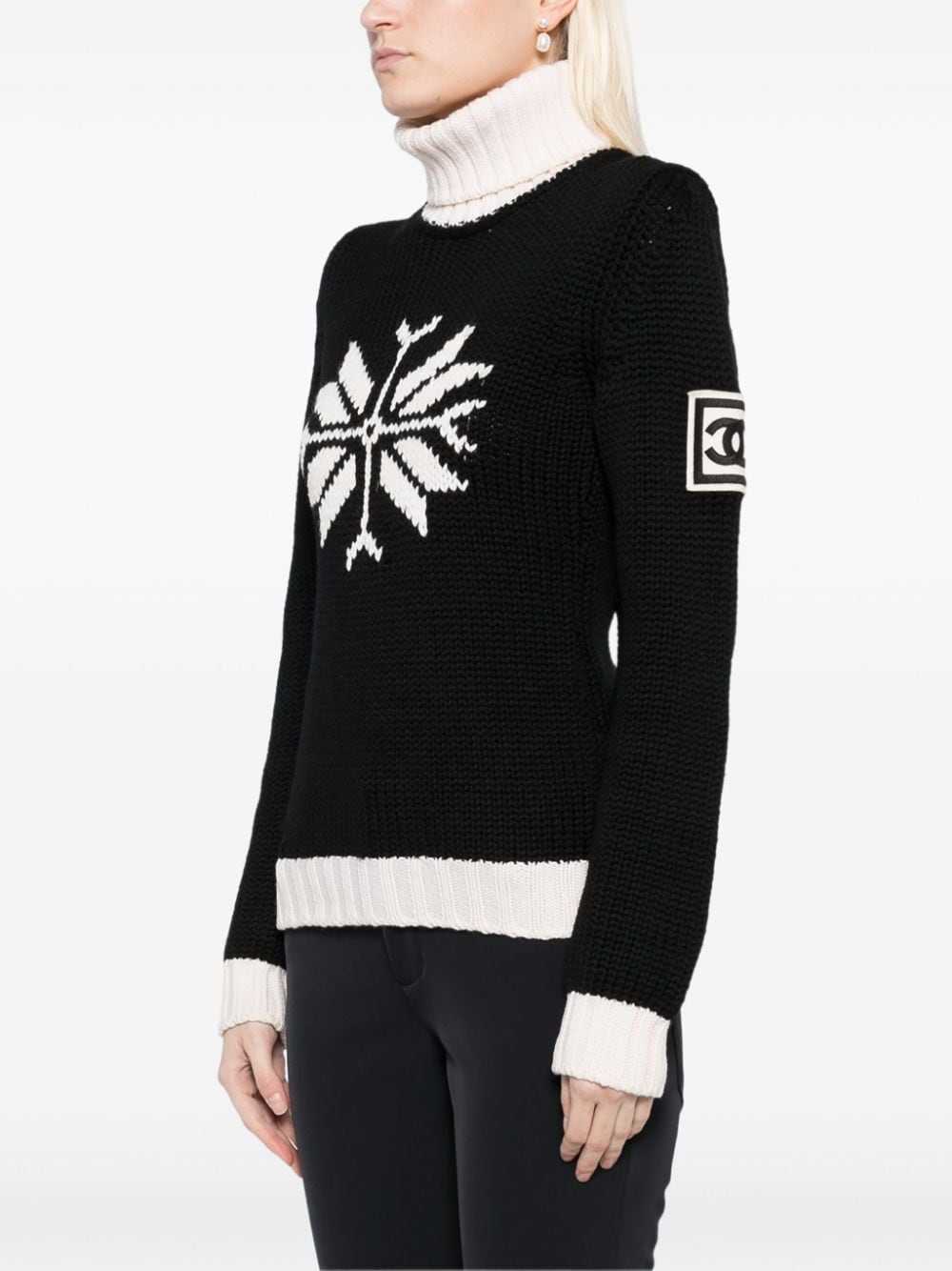 CHANEL Pre-Owned 2008 sport line jumper - Black - image 3