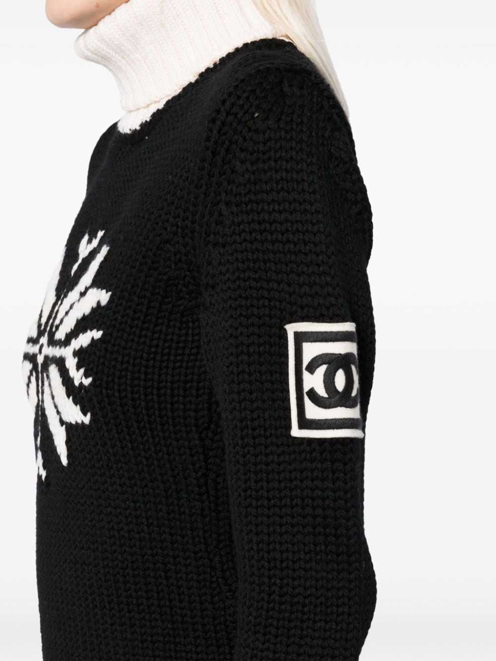 CHANEL Pre-Owned 2008 sport line jumper - Black - image 5