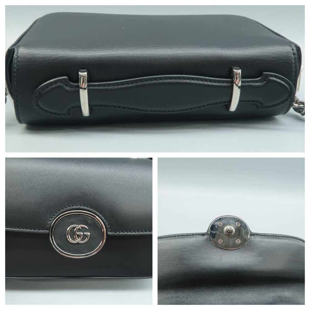 Gucci Leather satchel - image 11