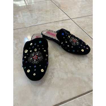 Betsey Johnson Betsy Johnson Black Slides - image 1