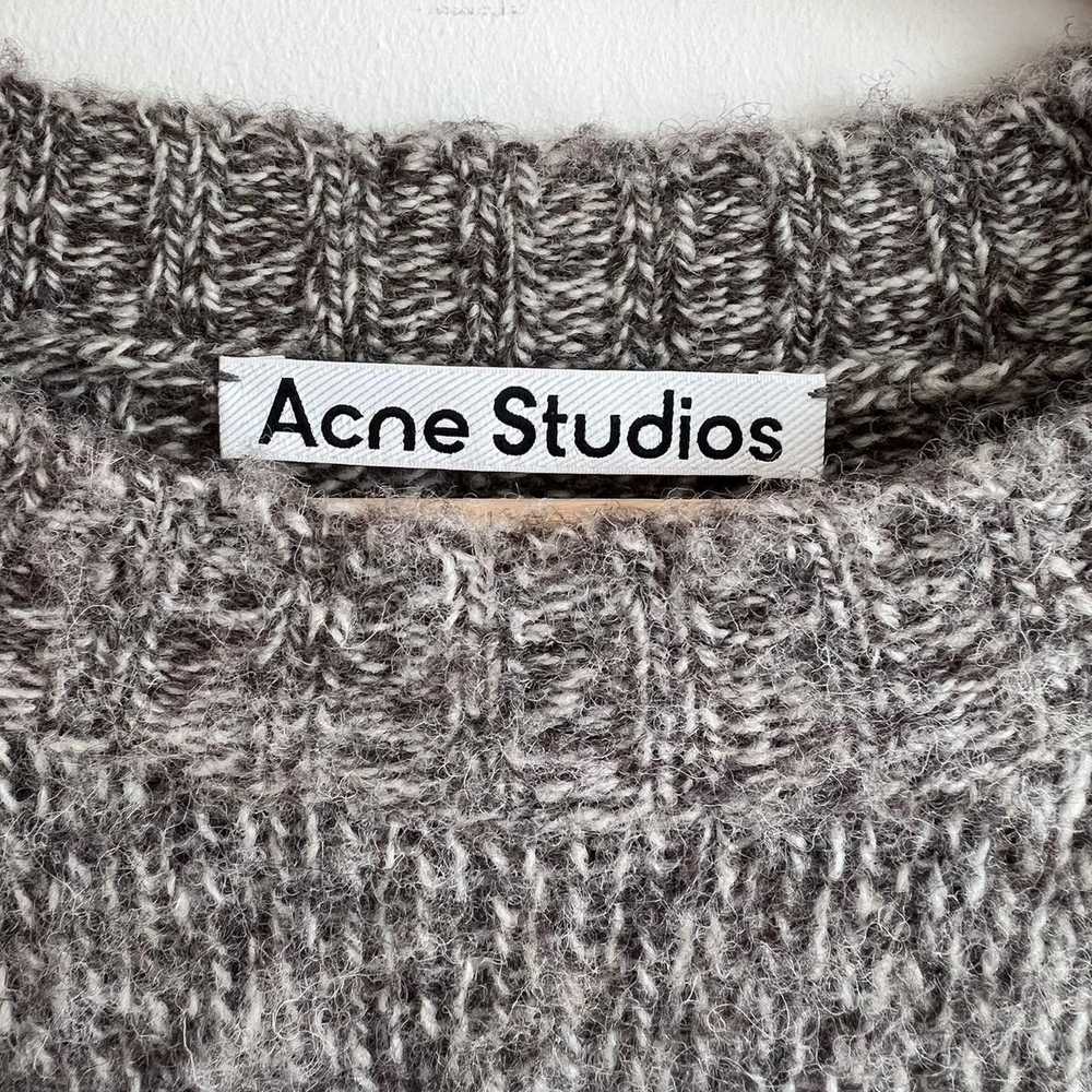 Acne Studios Acne Studios Men's Grey Brushed Wool… - image 3