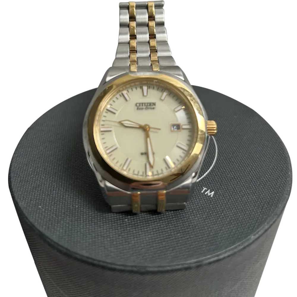 Mens Citizens Eco-Drive Two Tone Watch New - image 1