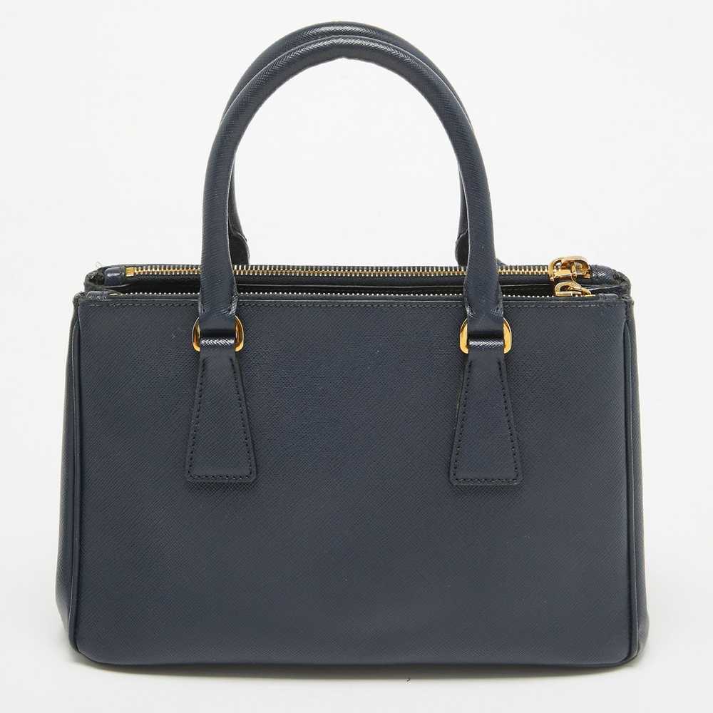 Prada PRADA Navy Blue Saffiano Lux Leather Small … - image 4