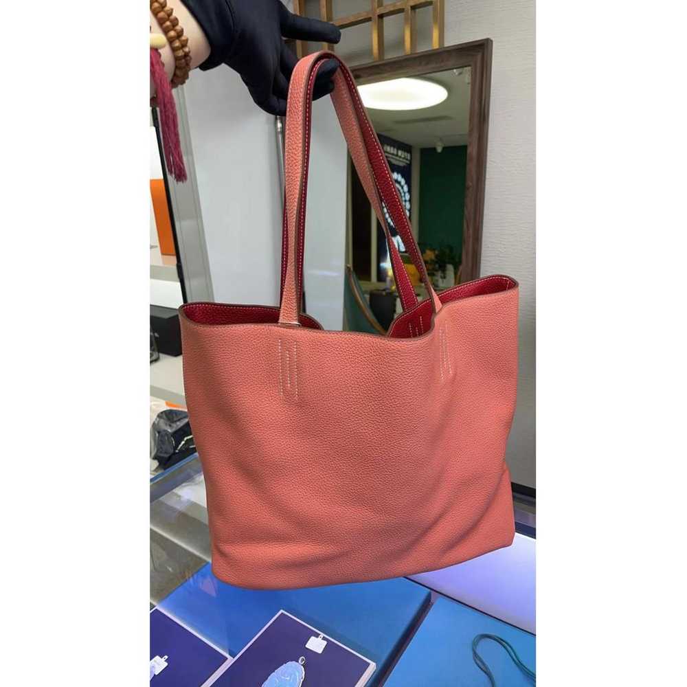 Hermès Double sens leather tote - image 2