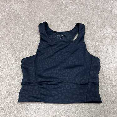 Vintage All Fenix Sports Bra Women’s Black Animal… - image 1