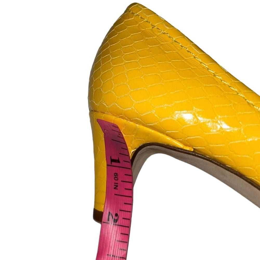 Designer kate spade l Rare Simon Yellow Snakeskin… - image 7