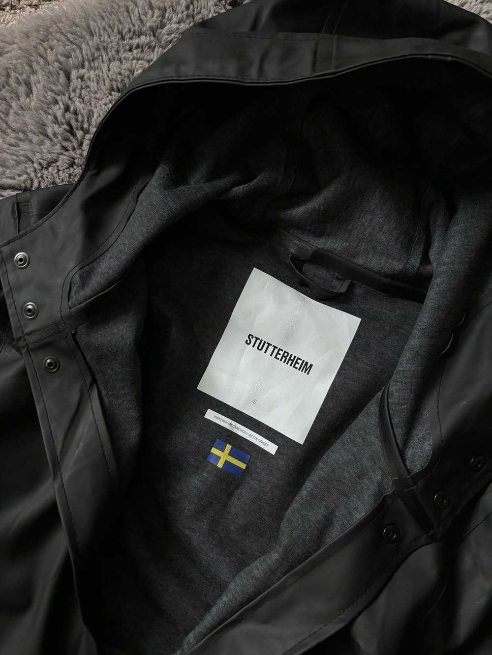 Stutterheim Stutterhaim Stockholm long print blac… - image 11