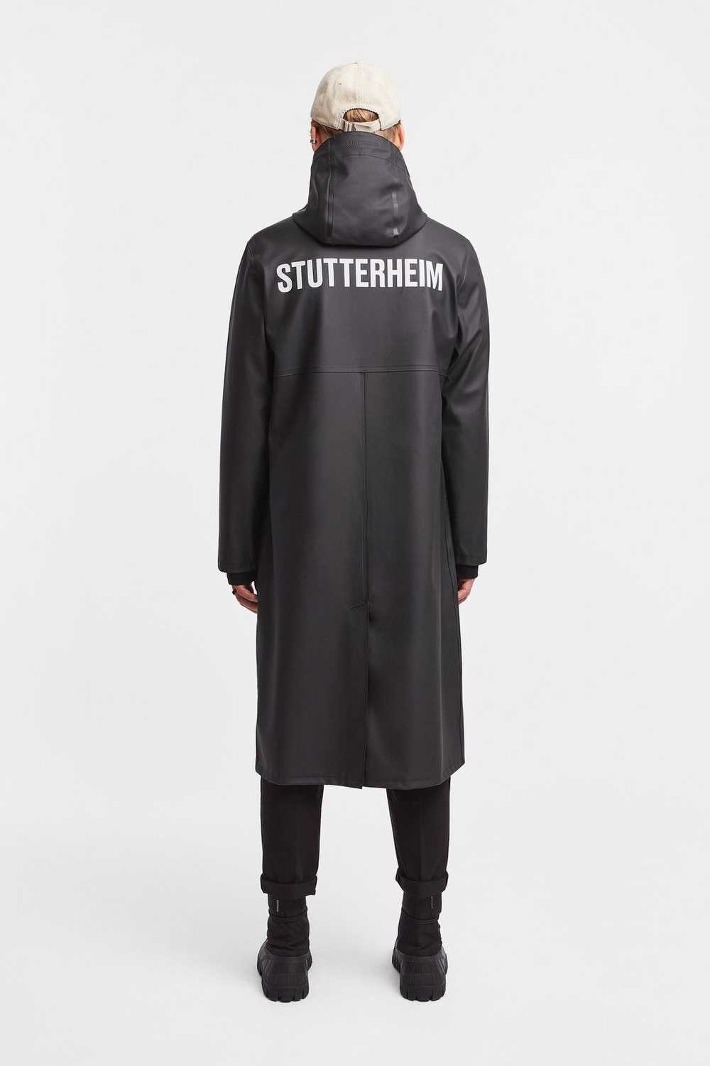 Stutterheim Stutterhaim Stockholm long print blac… - image 4