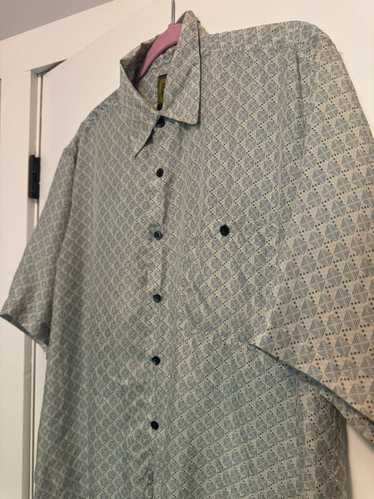 Italian Designers Vintage 100% silk button up