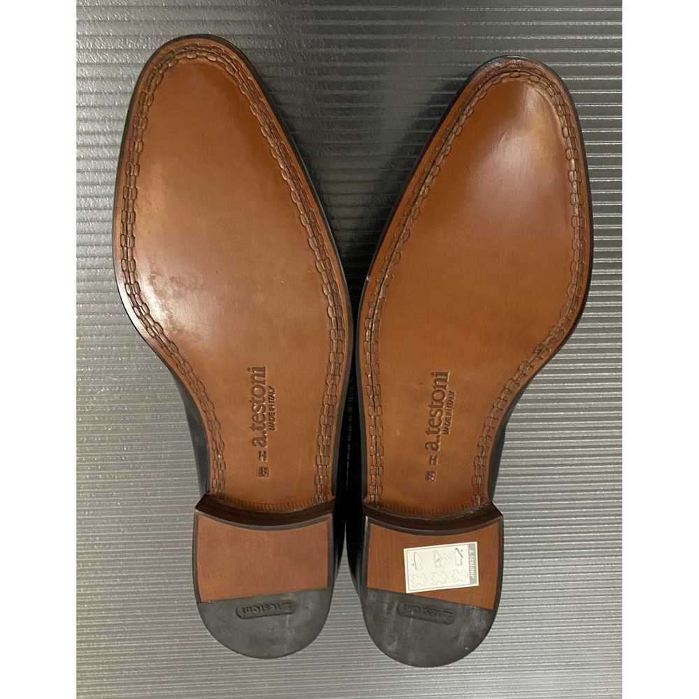 A. Testoni Leather flats - image 10