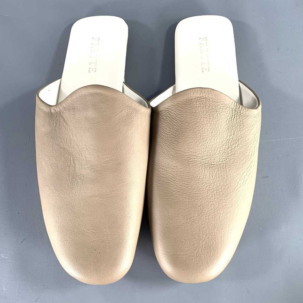 Other Grey Taupe Leather Slippers Loafers - image 4