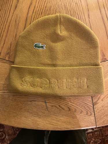 Lacoste × Supreme Supreme X Lacoste beanie