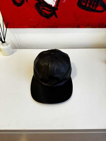 Borsalino Borsalino Leather Ball Cap