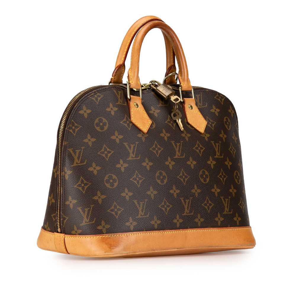 Brown Louis Vuitton Monogram Alma PM Handbag - image 2