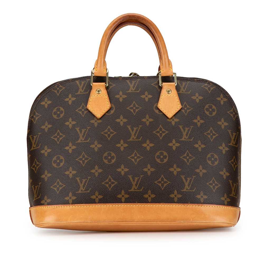 Brown Louis Vuitton Monogram Alma PM Handbag - image 3