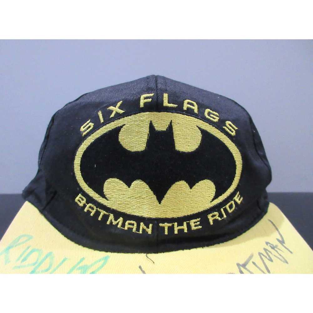 Dc Comics VINTAGE Batman Hat Cap Snap Back Black … - image 2