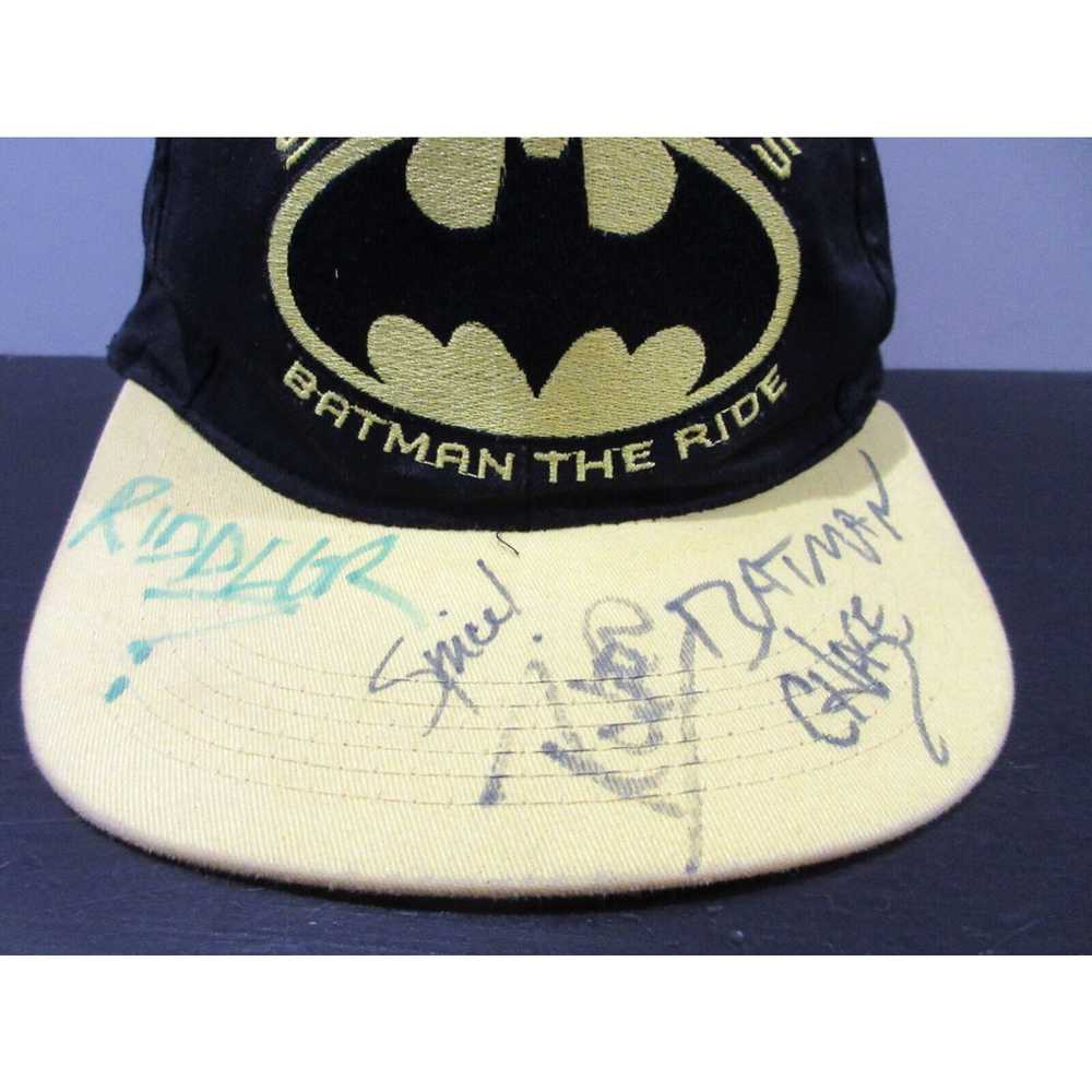 Dc Comics VINTAGE Batman Hat Cap Snap Back Black … - image 3