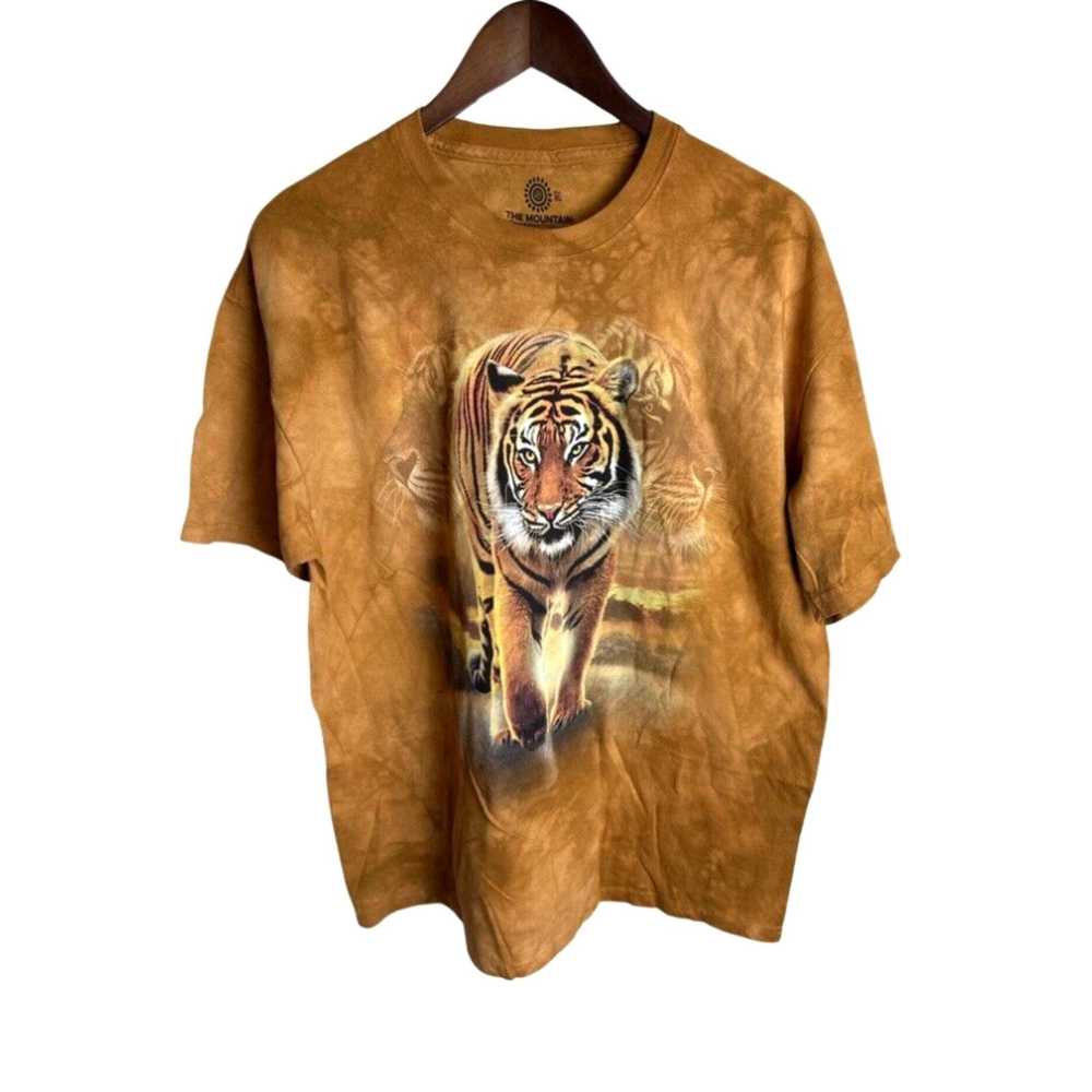 The Mountain The Mountain Tiger Print Tie Dye T S… - image 1