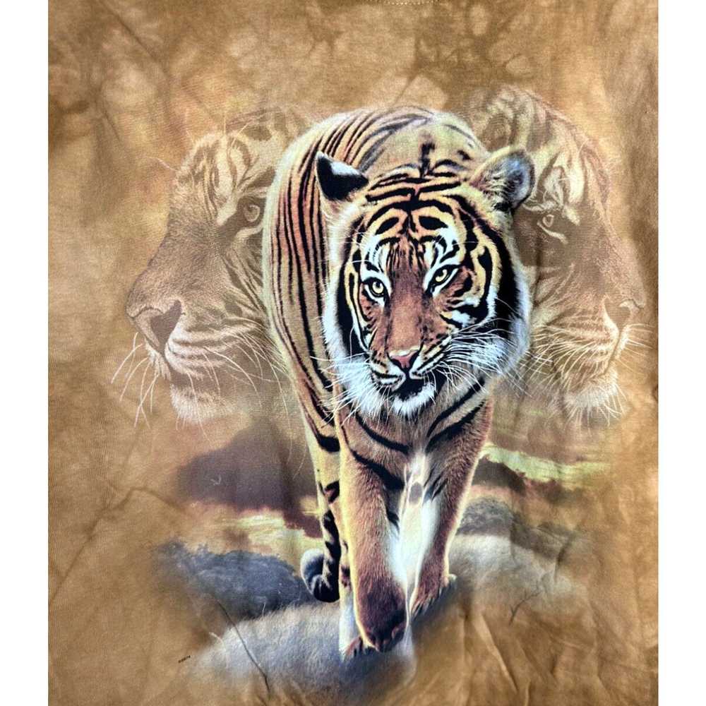 The Mountain The Mountain Tiger Print Tie Dye T S… - image 2