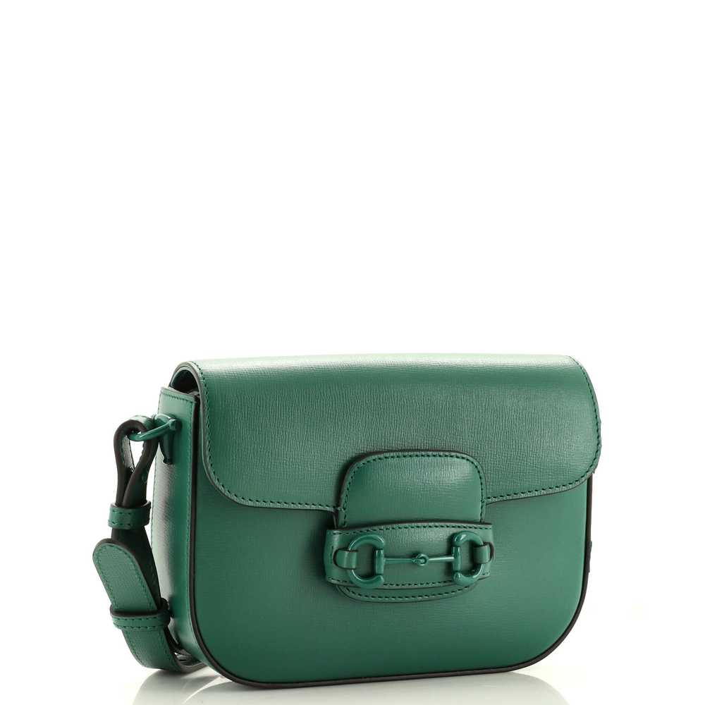 GUCCI Horsebit 1955 Shoulder Bag Leather Mini - image 2