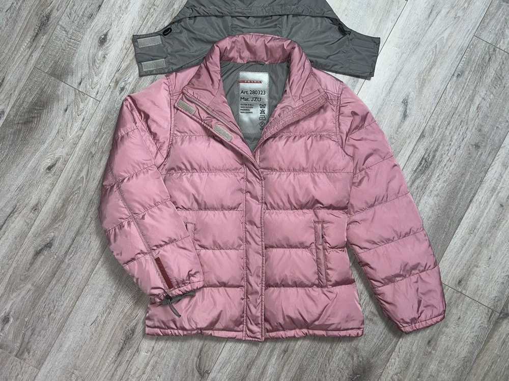 Prada PRADA MILANO Down Jacket Puffer Pink Nylon … - image 7