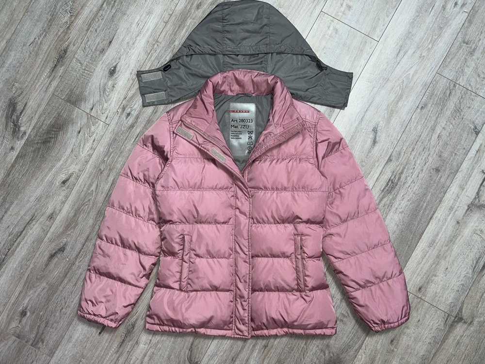 Prada PRADA MILANO Down Jacket Puffer Pink Nylon … - image 9