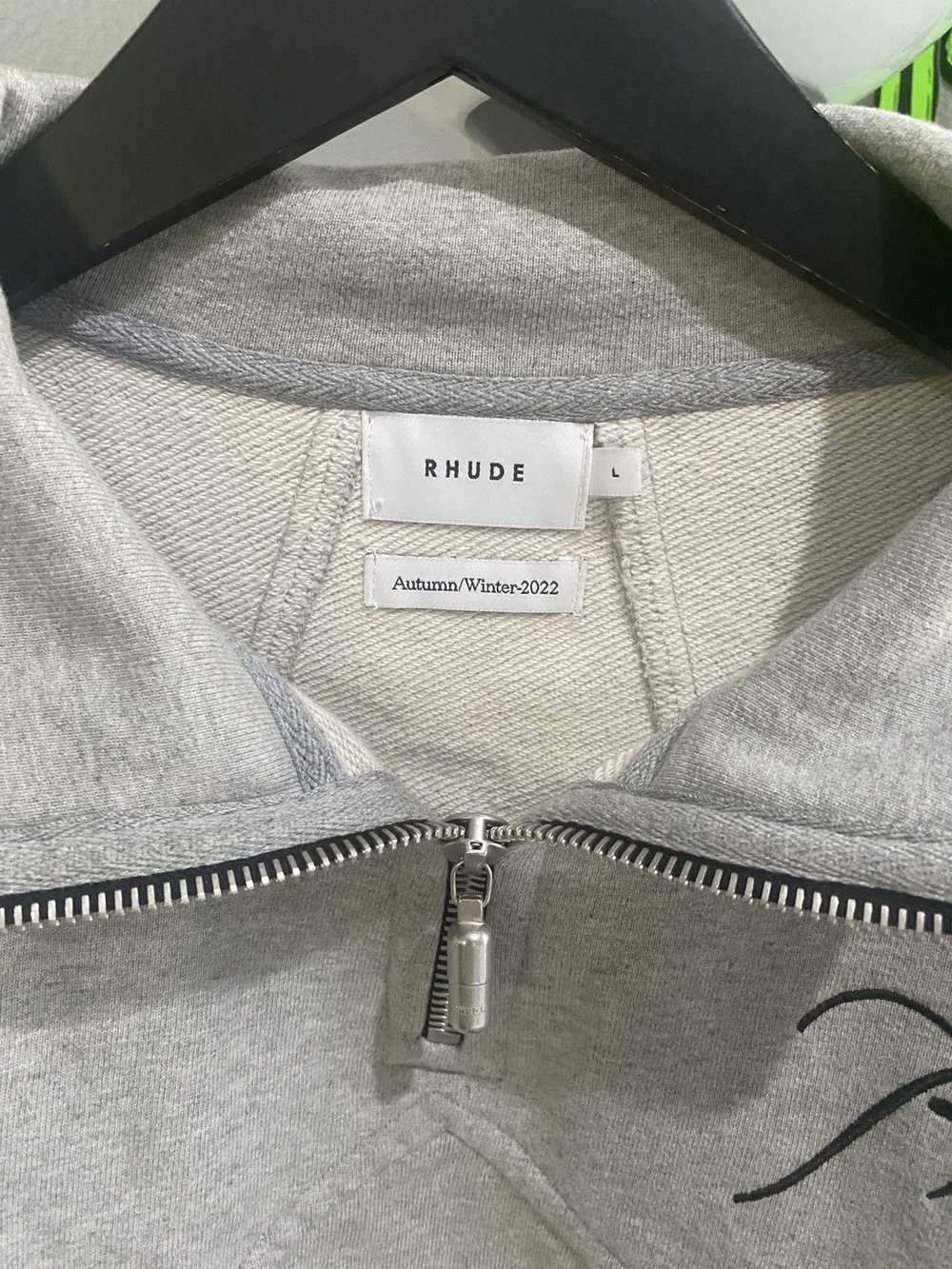 Rhude Rhude quarter zip sweatshirt - image 3