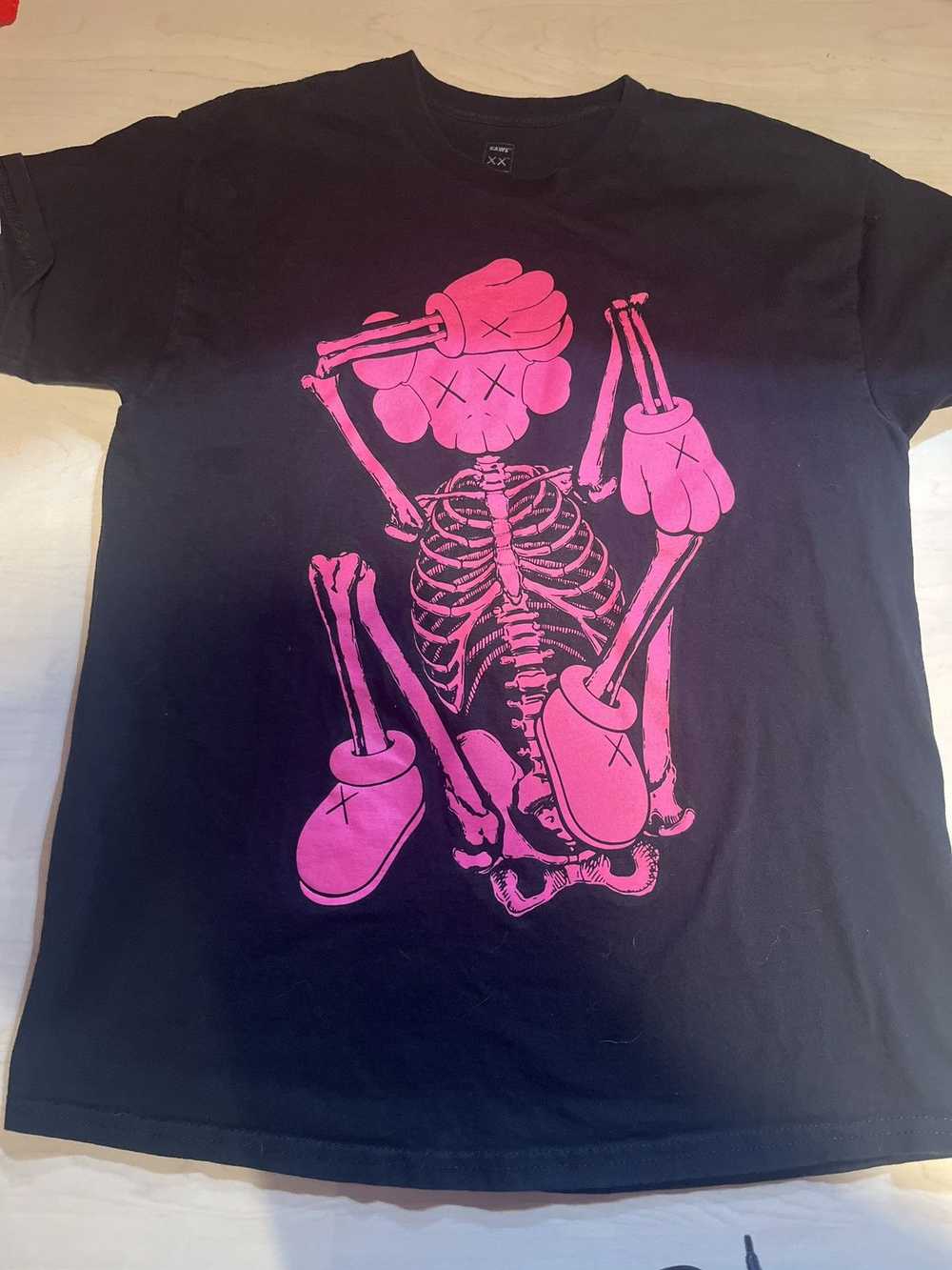 Kaws KAWS SKELETON NEW FICTION Tee - image 1