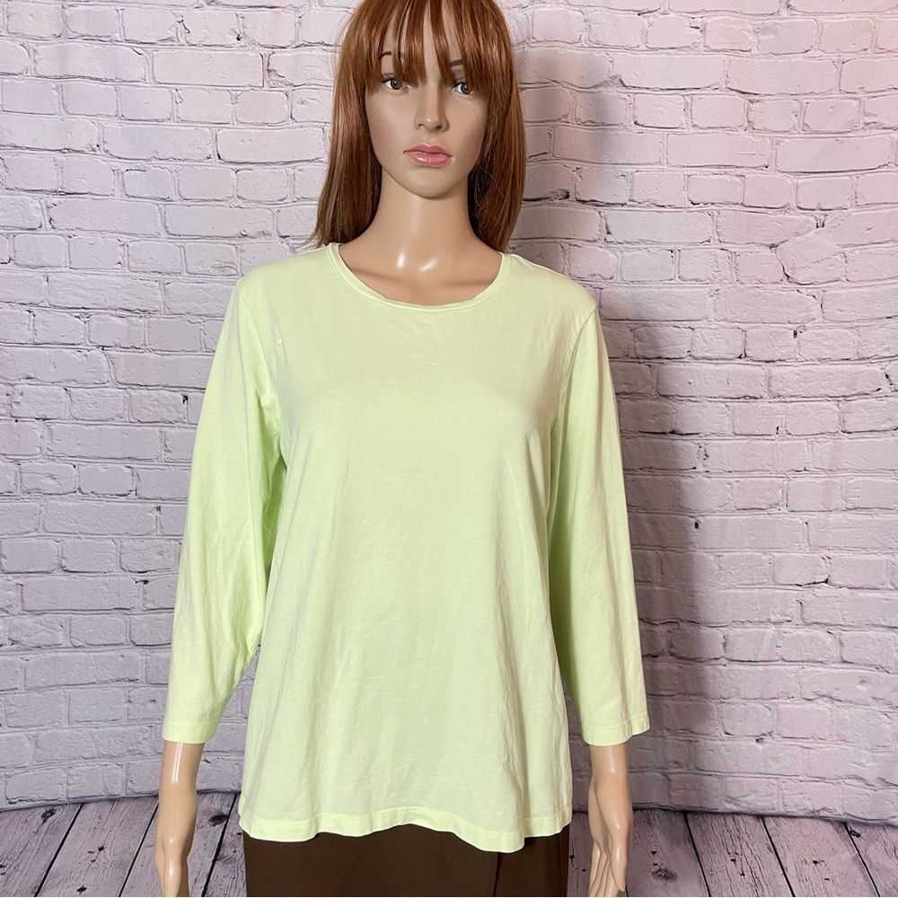 Chicos Chico's Collette 3/4-Sleeve Cotton Tee Siz… - image 2