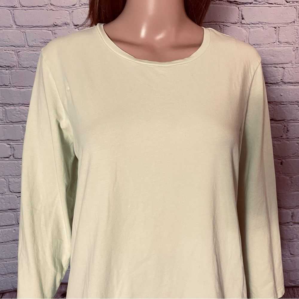 Chicos Chico's Collette 3/4-Sleeve Cotton Tee Siz… - image 4