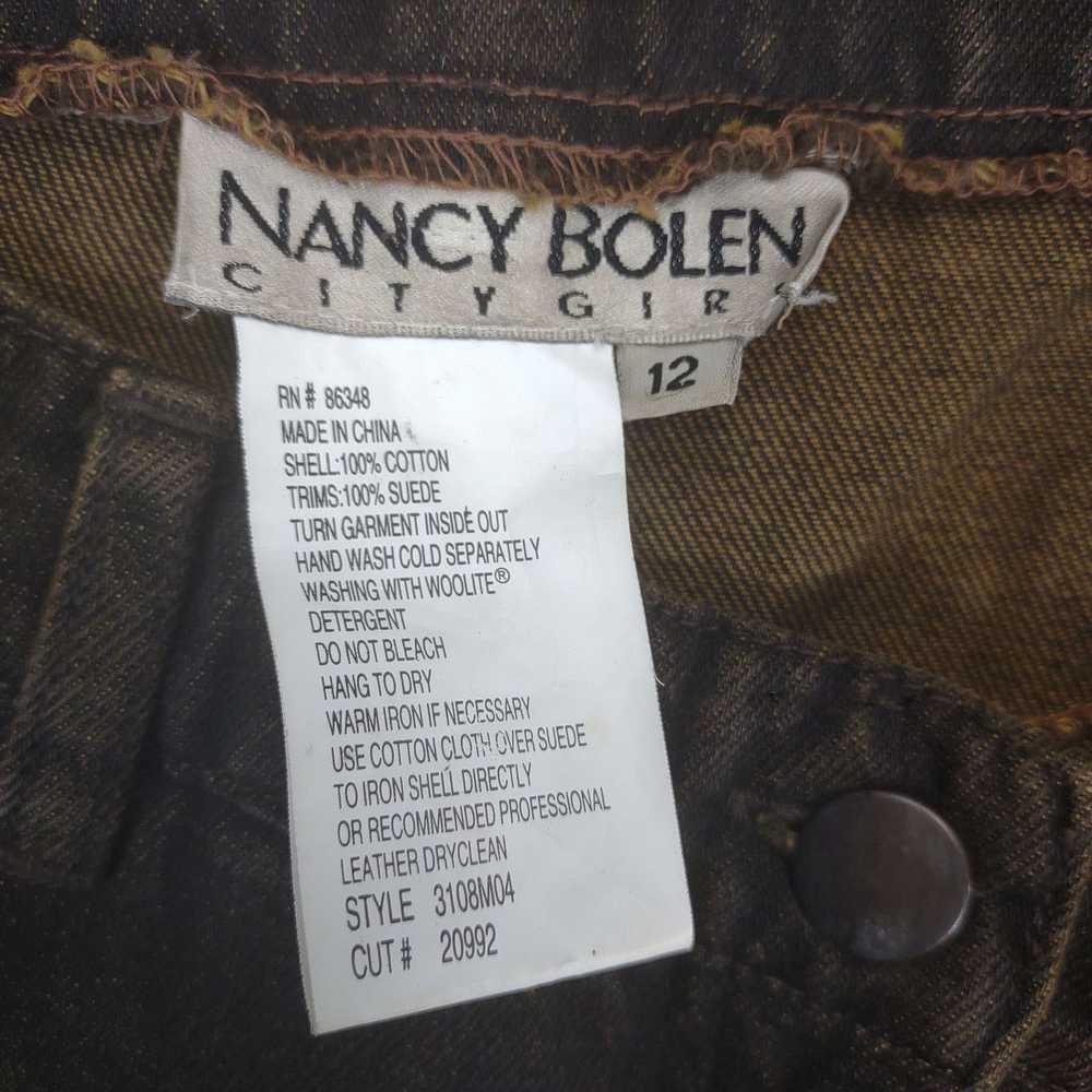 Vintage Nancy Bolen City Girl Sz 12 Brown Suede L… - image 3